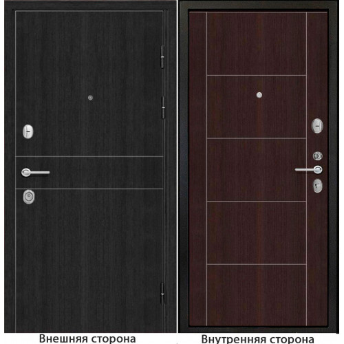 Входная дверь классика New 32 цвет венге Внутренняя сторона Q36 цвет венге